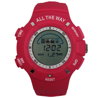 All The Way GPS Watch (Red) - Click Image to Close